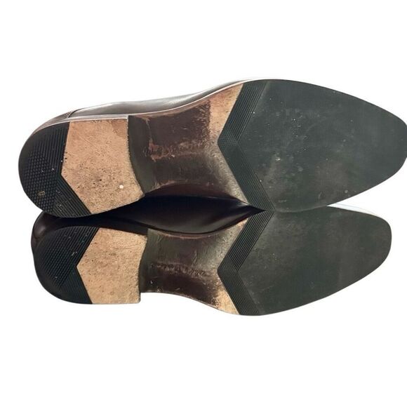 Wolf & Sheppard Brown Leather plain Toe Dress Shoes. Size 10.5 - Picture 8 of 10